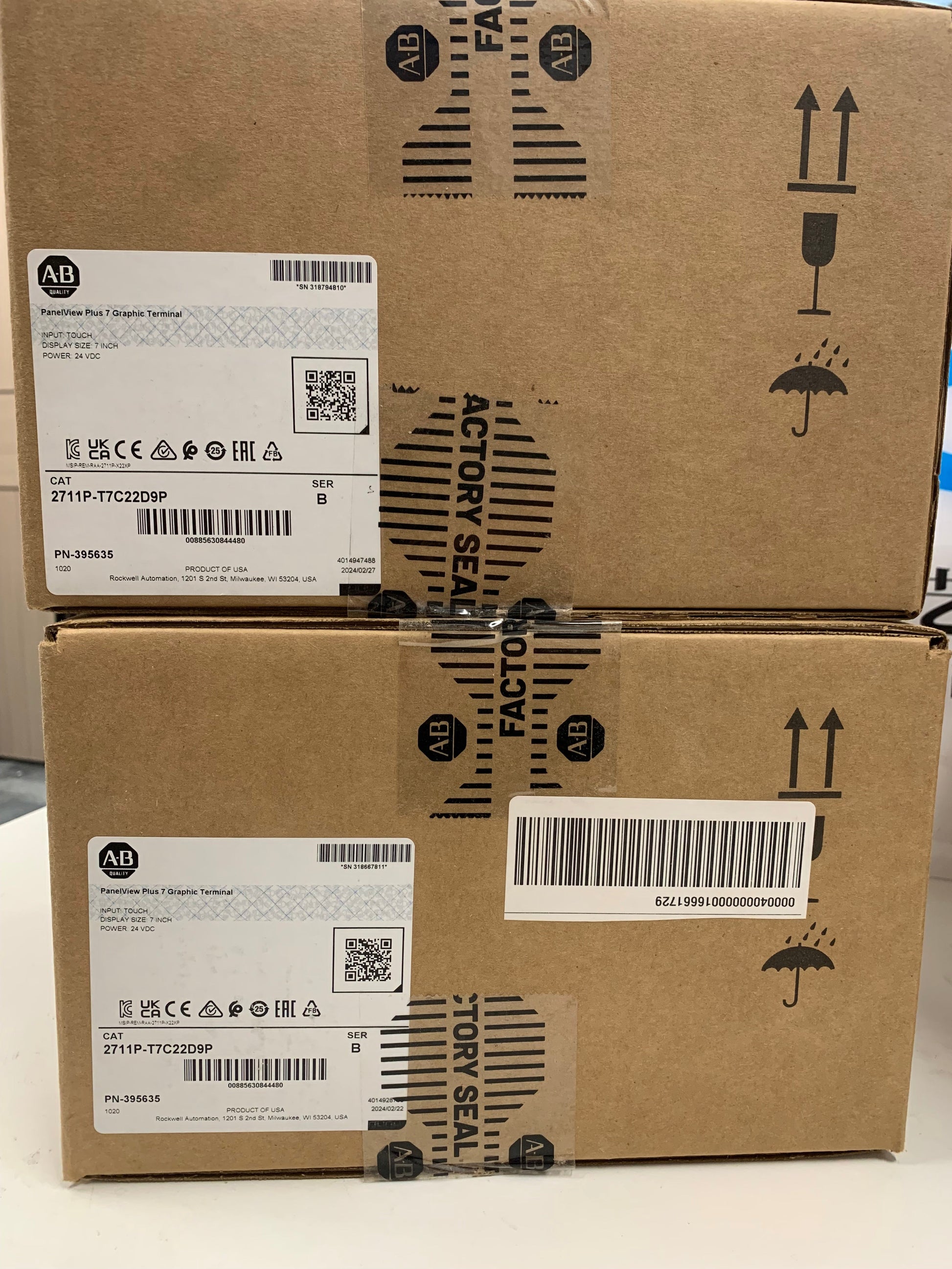 NICEPLC 2711P-T7C22D9P PanelView Plus 7 Graphic Terminal